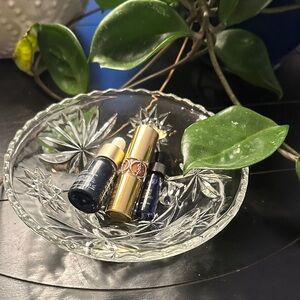 Cut Glass Footed Dish